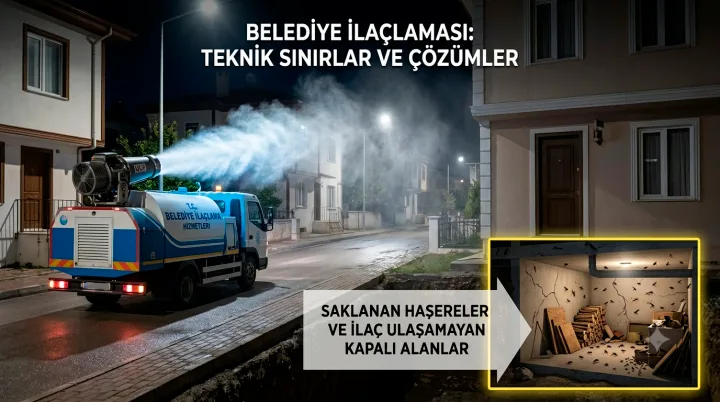 Belediye ilaçlaması neden yetersiz kalıyor - sokak ilaçlaması ve saklanan haşereler