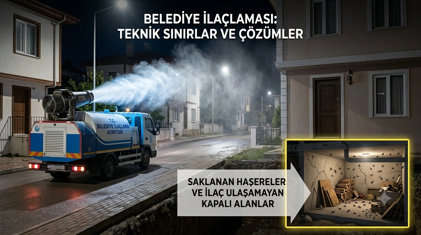Belediye ilaçlaması neden yetersiz kalıyor - sokak ilaçlaması ve saklanan haşereler