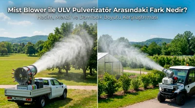 Mist blower nedir - mist blower ve ULV pulverizatör karşılaştırması