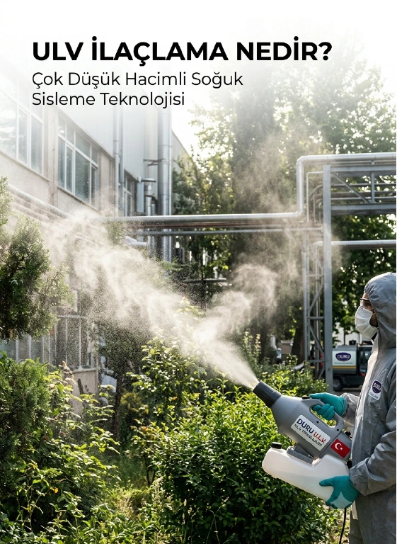 ULV ilaçlama nedir - soğuk sisleme tekniği ile dış mekan uygulaması