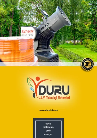 Duru ULV Ürün Kataloğu 2026 kapağı