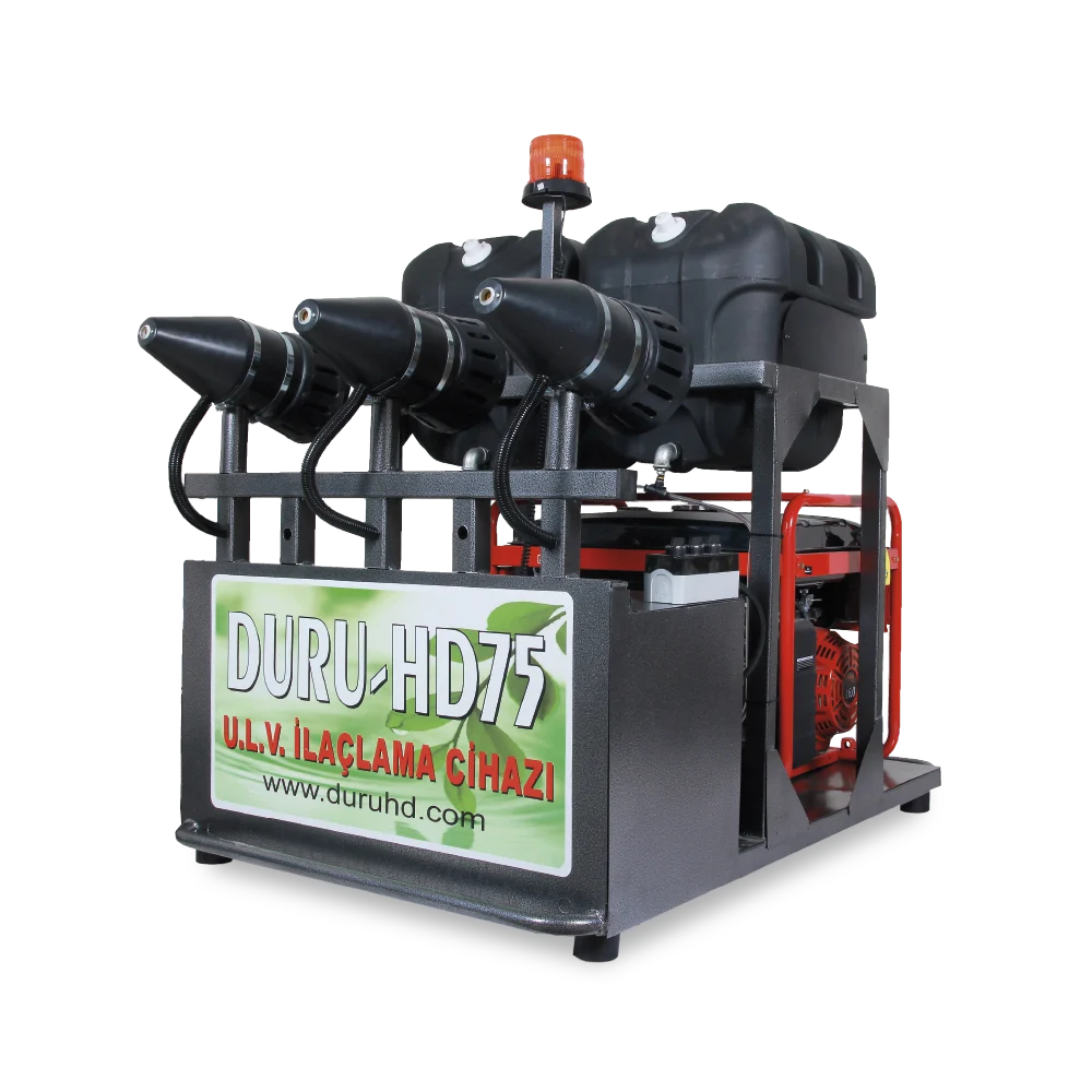 Duru HD75 üç başlıklı sistem ve jeneratör detayı