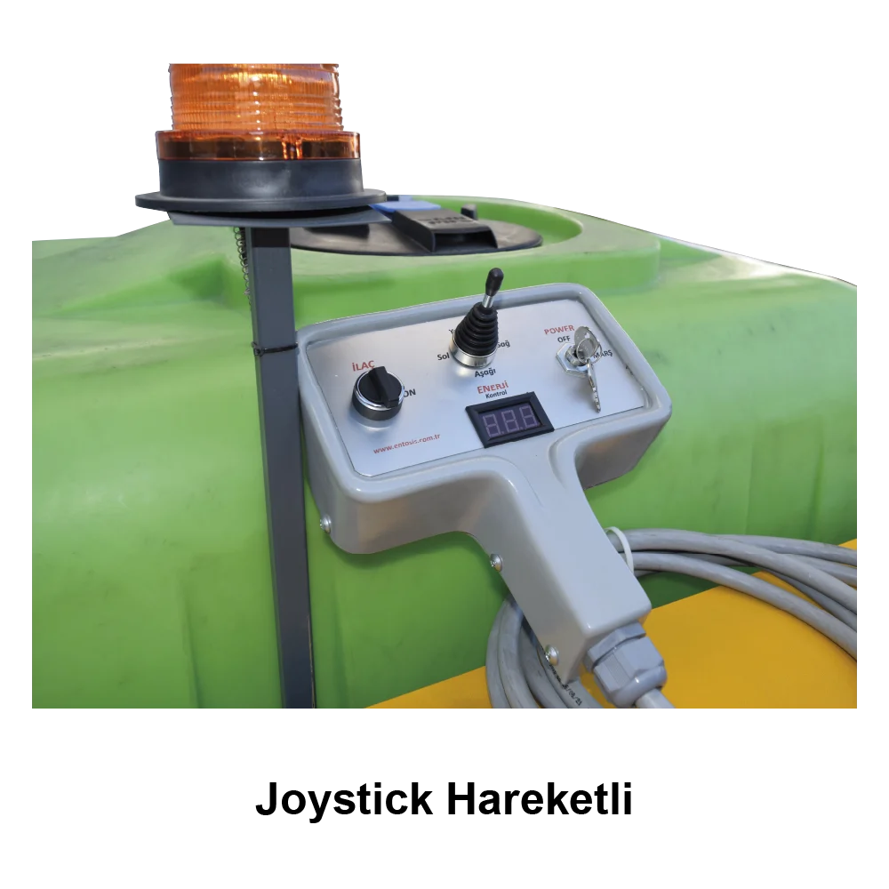 Entosis Mist Blower 500L joystick kumanda paneli detayı